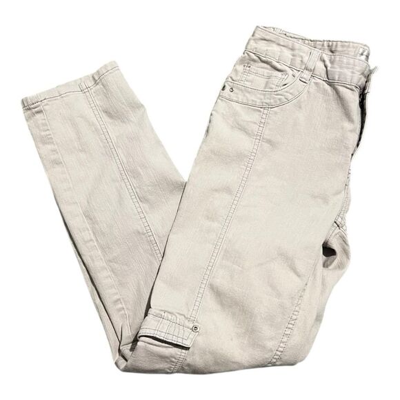 Christopher & Banks Jeans CJ Womens Size 10 Beige Straight Mid-Rise Pockets - Picture 5 of 11